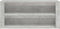 vidaXL - Schoenenrek - 100x35x45 - cm - bewerkt - hout - betongrijs