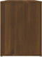 vidaXL - Schoenenrek - 100x35x45 - cm - bewerkt - hout - bruin - eikenkleur
