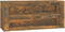 vidaXL - Schoenenrek - 100x35x45 - cm - bewerkt - hout - gerookt - eikenkleurig