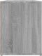 vidaXL - Schoenenrek - 100x35x45 - cm - bewerkt - hout - grijs - sonoma - eikenkleur