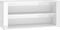 vidaXL - Schoenenrek - 100x35x45 - cm - bewerkt - hout - hoogglans - wit
