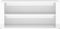 vidaXL - Schoenenrek - 100x35x45 - cm - bewerkt - hout - hoogglans - wit