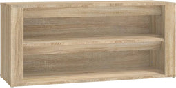 vidaXL - Schoenenrek - 100x35x45 - cm - bewerkt - hout - sonoma - eikenkleurig