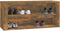 vidaXL - Schoenenrek - 100x35x45 - cm - bewerkt - hout - sonoma - eikenkleurig