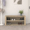 vidaXL - Schoenenrek - 100x35x45 - cm - bewerkt - hout - sonoma - eikenkleurig