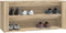 vidaXL - Schoenenrek - 100x35x45 - cm - bewerkt - hout - sonoma - eikenkleurig