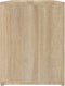 vidaXL - Schoenenrek - 100x35x45 - cm - bewerkt - hout - sonoma - eikenkleurig