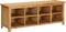 vidaXL - Schoenenrek - 114x37x45 - cm - massief - eikenhout