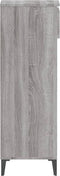 vidaXL - Schoenenrek - 40x36x105 - cm - bewerkt - hout - grijs - sonoma - eikenkleurig