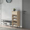vidaXL - Schoenenrek - 40x36x105 - cm - bewerkt - hout - sonoma - eikenkleurig