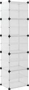 vidaXL - Schoenenrek - 44x31,5x153,5 - cm - polypropeen - transparant