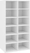 vidaXL - Schoenenrek - 54x34x100,5 - cm - bewerkt - hout - grijs - sonoma - eikenkleur