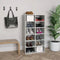 vidaXL - Schoenenrek - 54x34x100,5 - cm - bewerkt - hout - grijs - sonoma - eikenkleur