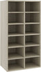 vidaXL - Schoenenrek - 54x34x100,5 - cm - bewerkt - hout - sonoma - eikenkleurig