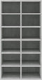 vidaXL - Schoenenrek - 54x34x100,5 - cm - bewerkt - hout - sonoma - eikenkleurig