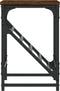 vidaXL - Schoenenrek - 60x30x45 - cm - bewerkt - hout - bruin - eikenkleur