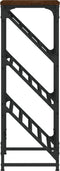 vidaXL - Schoenenrek - 60x30x85 - cm - bewerkt - hout - bruin - eikenkleur