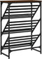 vidaXL - Schoenenrek - 60x30x85 - cm - bewerkt - hout - bruin - eikenkleur