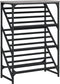 vidaXL - Schoenenrek - 60x30x85 - cm - bewerkt - hout - grijs - sonoma