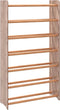 vidaXL - Schoenenrek - 65x24x117 - cm - bewerkt - hout - bruin