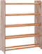 vidaXL - Schoenenrek - 65x24x81 - cm - bewerkt - hout - bruin