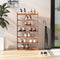 vidaXL - Schoenenrek - 65x24x81 - cm - bewerkt - hout - bruin