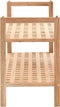 vidaXL - Schoenenrek - 69x26x40 - cm - massief - walnotenhout