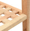 vidaXL - Schoenenrek - 69x26x40 - cm - massief - walnotenhout