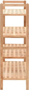 vidaXL - Schoenenrek - 69x26x40 - cm - massief - walnotenhout