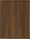 vidaXL - Schoenenrek - 75x35x45 - cm - bewerkt - hout - bruin - eikenkleur
