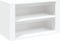 vidaXL - Schoenenrek - 75x35x45 - cm - bewerkt - hout - wit