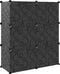 vidaXL - Schoenenrek - 84,5x31x93,5 - cm - polypropeen - zwart