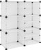 vidaXL - Schoenenrek - 84x31,5x93 - cm - polypropeen - transparant