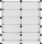 vidaXL - Schoenenrek - 84x32x88,5 - cm - polypropeen - transparant
