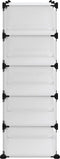 vidaXL - Schoenenrek - 84x32x88,5 - cm - polypropeen - transparant