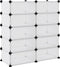 vidaXL - Schoenenrek - 84x32x88,5 - cm - polypropeen - transparant