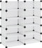 vidaXL - Schoenenrek - 84x32x88,5 - cm - polypropeen - transparant