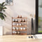 vidaXL - Schoenenrek - 90x24x117 - cm - bewerkt - hout - grijs