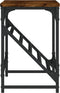 vidaXL - Schoenenrek - 90x30x45 - cm - bewerkt - hout - gerookt - eikenkleurig