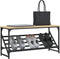 vidaXL - Schoenenrek - 90x30x45 - cm - bewerkt - hout - sonoma - eikenkleurig