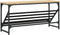 vidaXL - Schoenenrek - 90x30x45 - cm - bewerkt - hout - sonoma - eikenkleurig