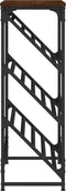vidaXL - Schoenenrek - 90x30x85 - cm - bewerkt - hout - bruin - eikenkleur