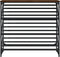 vidaXL - Schoenenrek - 90x30x85 - cm - bewerkt - hout - bruin - eikenkleur