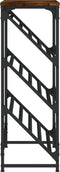 vidaXL - Schoenenrek - 90x30x85 - cm - bewerkt - hout - gerookt - eikenkleurig