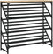 vidaXL - Schoenenrek - 90x30x85 - cm - bewerkt - hout - sonoma - eikenkleurig