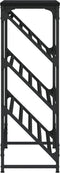 vidaXL - Schoenenrek - 90x30x85 - cm - bewerkt - hout - zwart