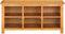 vidaXL - Schoenenrek - 90x37x45 - cm - massief - eikenhout