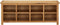 vidaXL - Schoenenrek - 90x37x45 - cm - massief - eikenhout