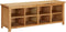 vidaXL - Schoenenrek - 90x37x45 - cm - massief - eikenhout