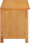 vidaXL - Schoenenrek - 90x37x45 - cm - massief - eikenhout